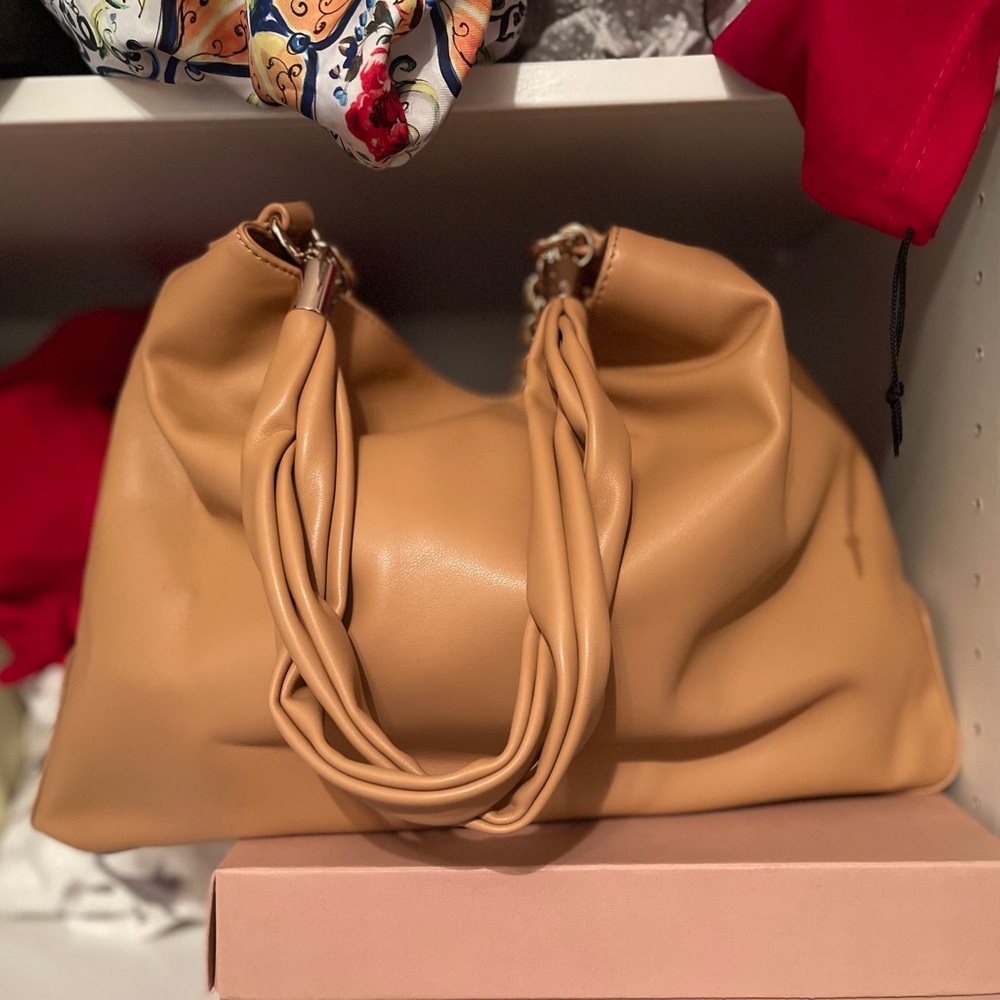 Bagutta Elegant Tan Shoulder Bag